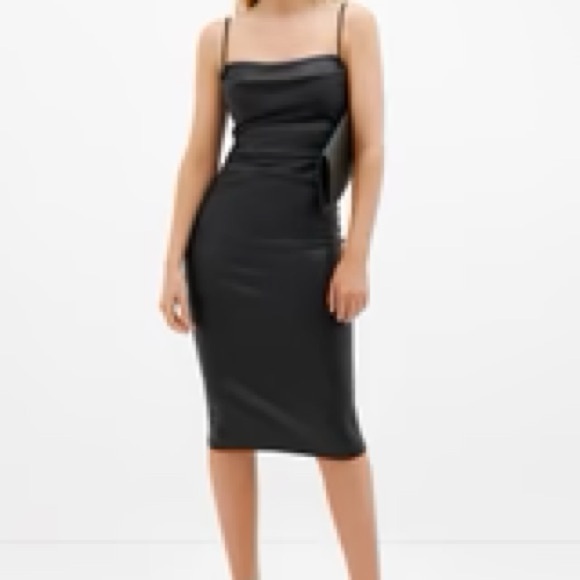 Faux leather dress - Picture 1 of 5
